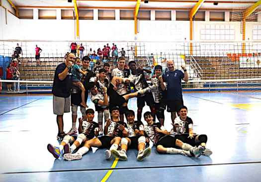 El Río Duero Voley Sporting infantil masculino, entre los ocho mejores de España