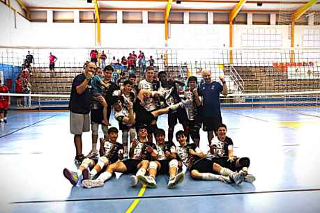 El Río Duero Voley Sporting infantil masculino, entre los ocho mejores de España