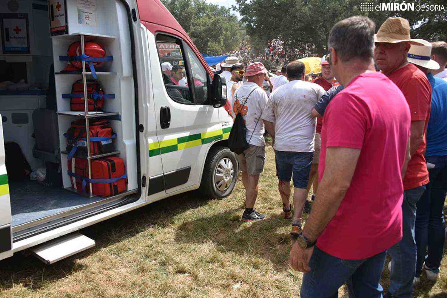 Urgencias del hospital Santa Bárbara atiende a 21 pacientes tras la Saca
