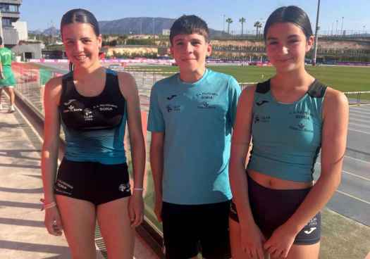 Tres atletas sorianos participan en Campeonato de España sub 14