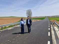 Diputación mejora carretera que comunica a Perdices por La Milana
