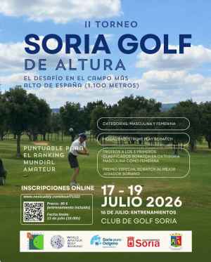 Inscripciones abiertas para segunda edición del Torneo Soria Golf de Altura