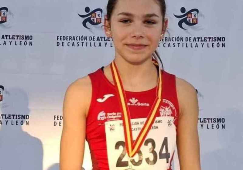 Celia Díaz, campeona de España sub 16 en 1.000 metros