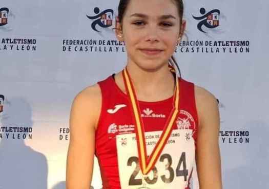 Celia Díaz, campeona de España sub 16 en 1.000 metros