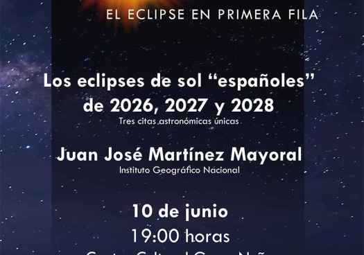 Charla divulgativa en Soria sobre los eclipses solares de 2026, 2027 y 2028