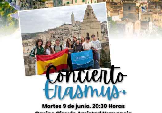 Concierto de alumnos de Erasmus del Conservatorio de Soria en el Casino