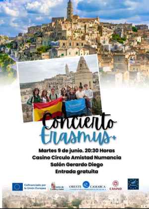Concierto de alumnos de Erasmus del Conservatorio de Soria en el Casino