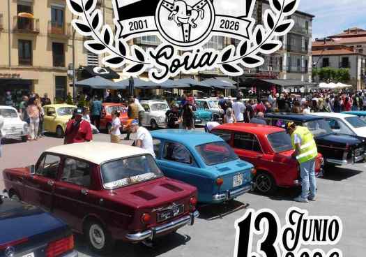 Clasiclub celebra 25 años en Soria de pasión por automóviles de época