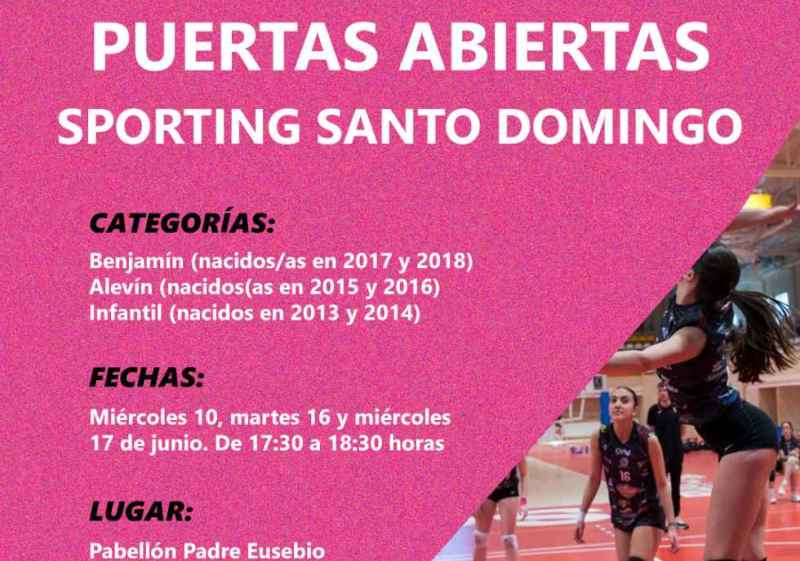 El Sporting Santo Domingo comienza el miércoles sus jornadas de puertas abiertas