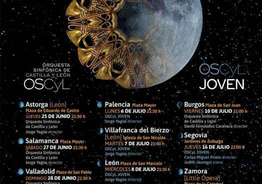  OSCyL y la OSCyL Joven llevan la música por toda la Comunidad 