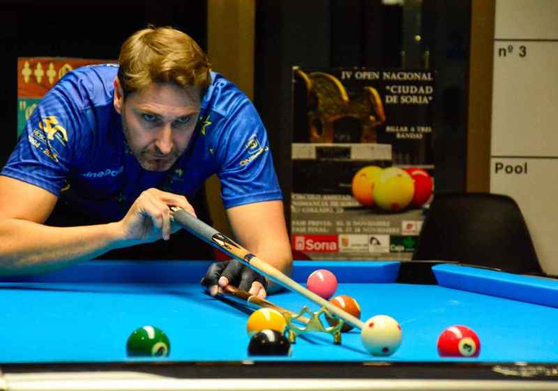 Javi Del Santo compite en cuatro modalidades del Campeonato de España de Pool en Sevilla