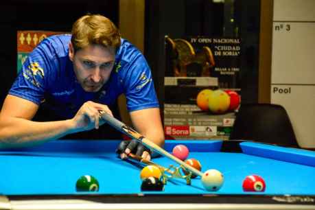 Javi Del Santo compite en cuatro modalidades del Campeonato de España de Pool en Sevilla