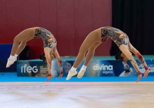 El C.D. Gimnasia Rítmica sube al podio en Autonómico y Nacional de rítmica y aeróbica