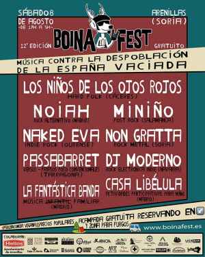 El festival Boina Fest completa cartel para su décimo segunda edición 