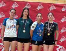 Medallas para volantistas seniors y sub-17  en Madrid y Cantabria