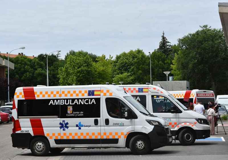 Mujer de 79 años, trasladada herida a Burgos, tras sufrir accidente en Almenar de Soria