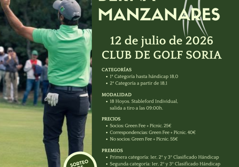 Inscripciones abiertas para quinta edición del The Open Daniel Berná Manzanares