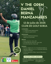 Inscripciones abiertas para quinta edición del The Open Daniel Berná Manzanares