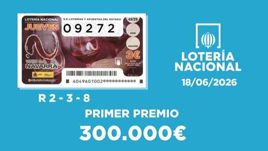 La Lotería Nacional deja un resguardo premiado de segundo premio en Soria