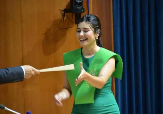 Acto de graduación de XIII promoción de Fisioterapia en Campus de Soria