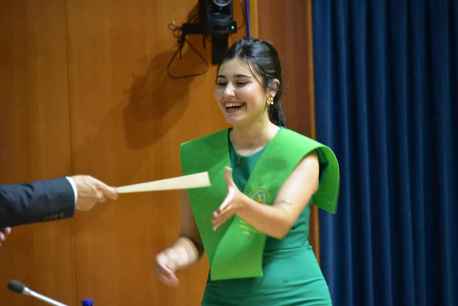 Acto de graduación de XIII promoción de Fisioterapia en Campus de Soria