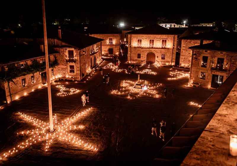 El espectáculo visual de "Luces del Duero" en Salduero