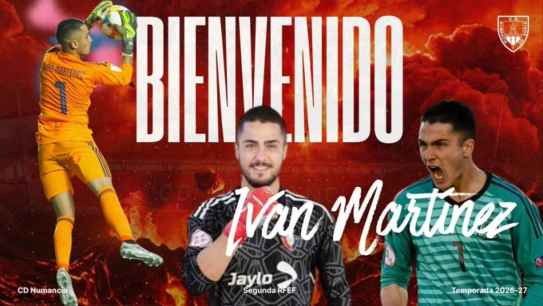 El guardameta agredeño Iván Martínez ficha por el C.D. Numancia