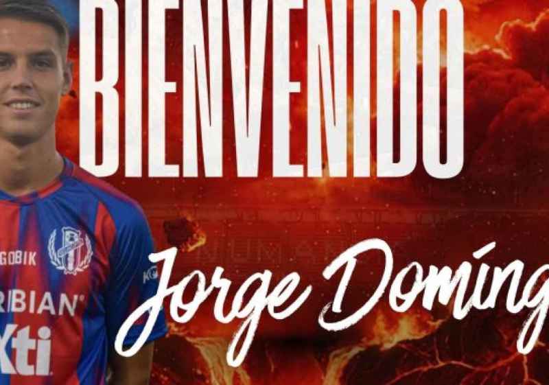 El extremo navarro Jorge Domínguez, nuevo fichaje del Numancia