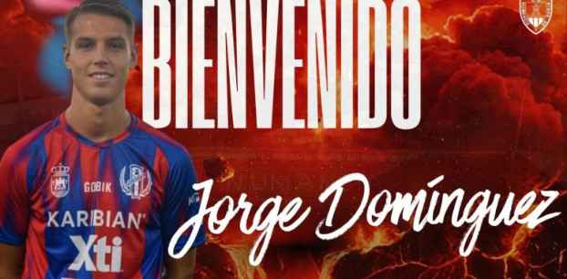 El extremo navarro Jorge Domínguez, nuevo fichaje del Numancia