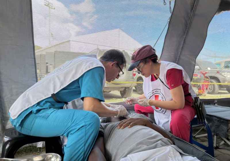 Cruz Roja Española despliega una clínica de emergencia en Venezuela