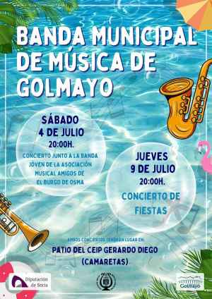 Doble cita para la Banda Municipal de Música de Golmayo