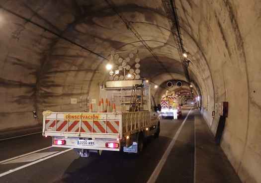 El túnel de Piqueras se cierra del 6 al 9 de julio, por mantenimiento