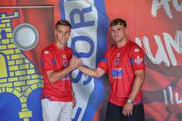 El Numancia presenta a sus dos nuevos delanteros para temporada 2026-27