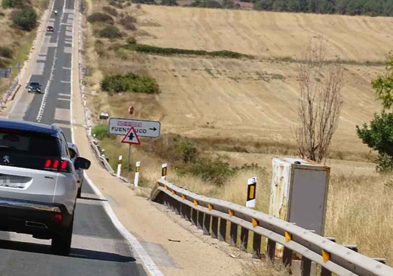 Un rádar de N-122, en Soria, entre los cincuenta 