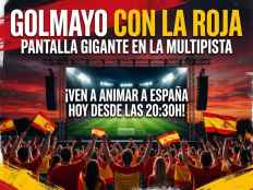 Golmayo instala pantalla gigante para vivir el España-Portugal
