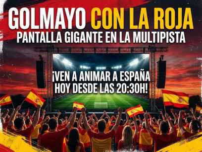 Golmayo instala pantalla gigante para vivir el España-Portugal
