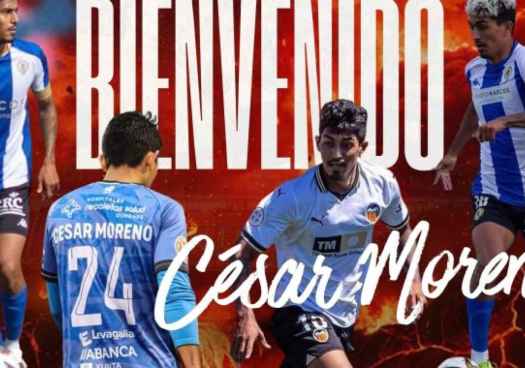 César Moreno, sexto fichaje del Numancia 2026-27