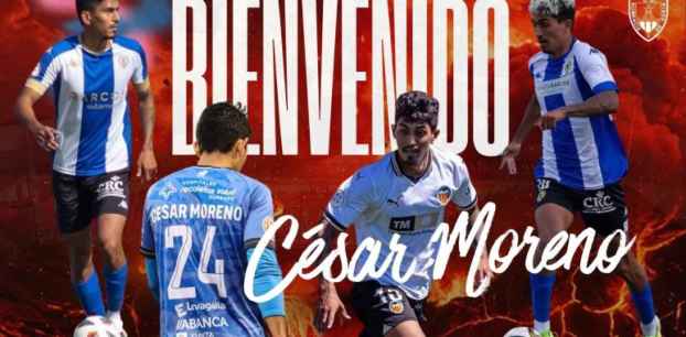 César Moreno, sexto fichaje del Numancia 2026-27