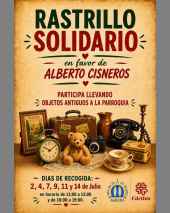 Rastrillo solidario en Ágreda en favor del misionero Alberto Cisneros