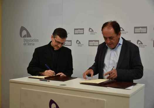 Diputación y Obispado firman nuevo convenio para reparar iglesias