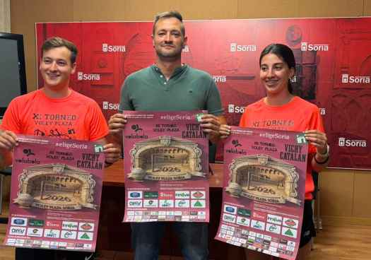 El torneo de voley plaza de Soria contará con 400 participantes y nueve días de competición