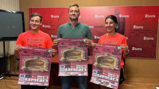 El torneo de voley plaza de Soria contará con 400 participantes y nueve días de competición