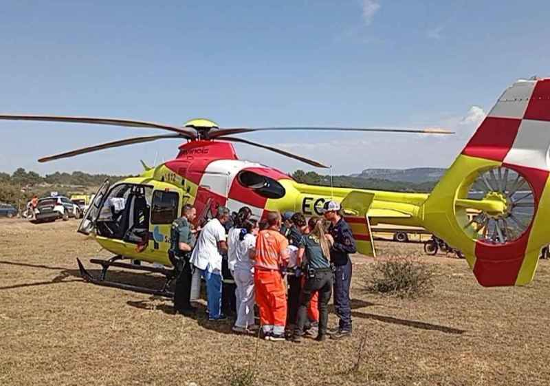 Joven herida de gravedad en accidente en circuito de Motorbeach, en Vinuesa