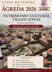 Ágreda programa curso de verano sobre el patrimonio cultural tradicional