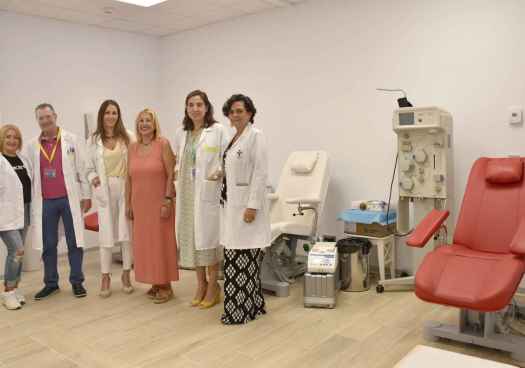 El punto fijo de donación de sangre, en el hospital Santa Bárbara de Soria