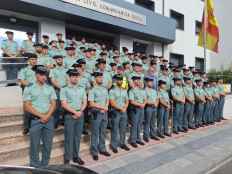 La Comandancia de la Guardia Civil de Soria incorpora este verano a 78 agentes
