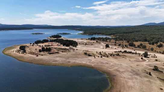 Así ha quedado la playa del Bardo, en la Cuerda del Pozo, tras el festival Motorbeach