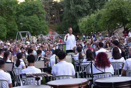 La Banda de Música de Soria lleva su verano musical al paseo de San Prudencio