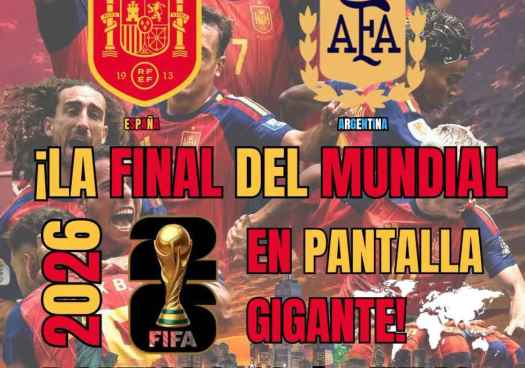 Ólvega instala pantalla gigante para seguir la final del Mundial