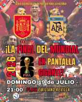 Ólvega instala pantalla gigante para seguir la final del Mundial